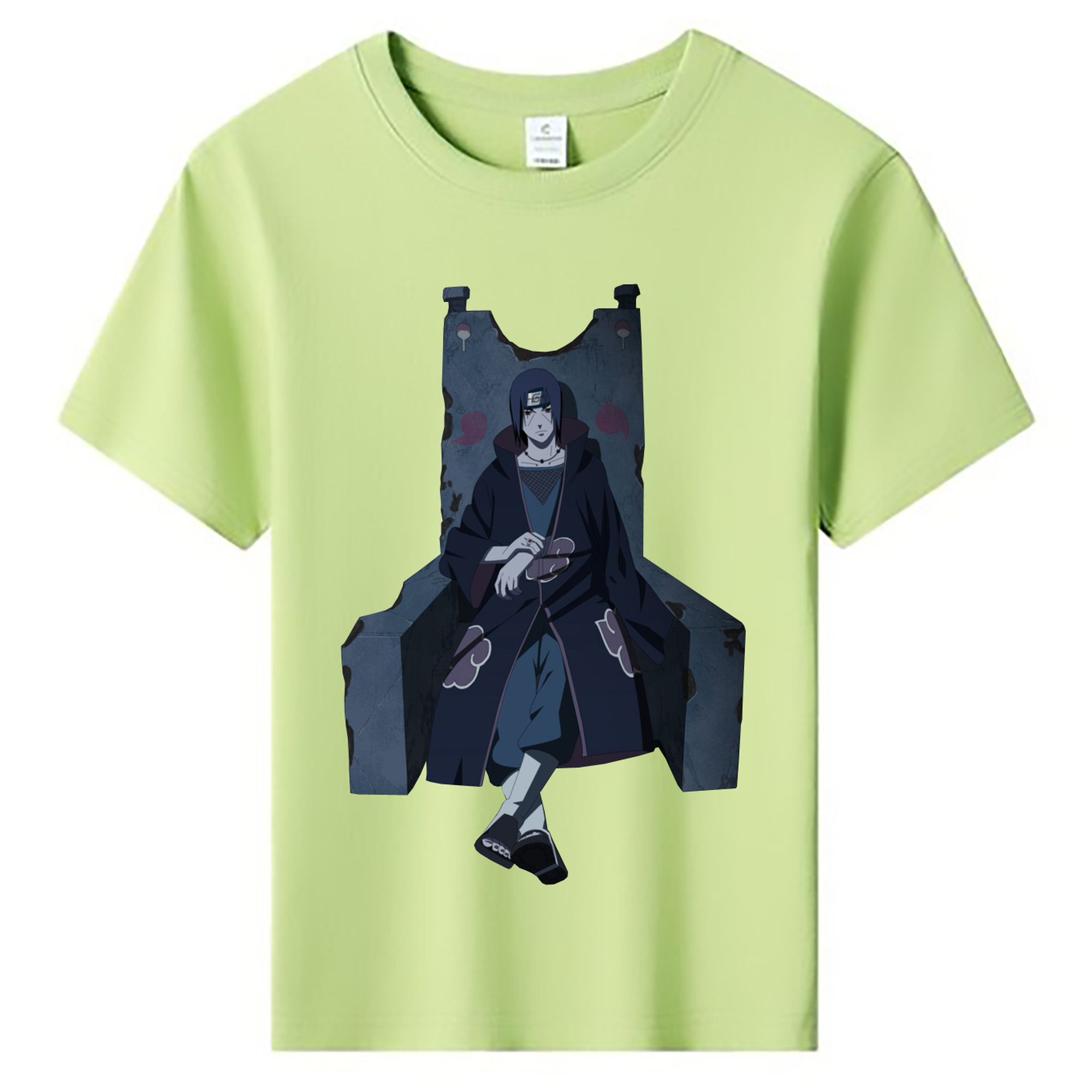 （画像用） NARUTO -ナルト- うちは イタチ Uchiha Itachi 綿100％キッズTシャツ（フロントプリント）
